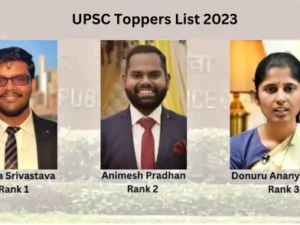 UPSC CSE 2023 Result: Top 10 Toppers List