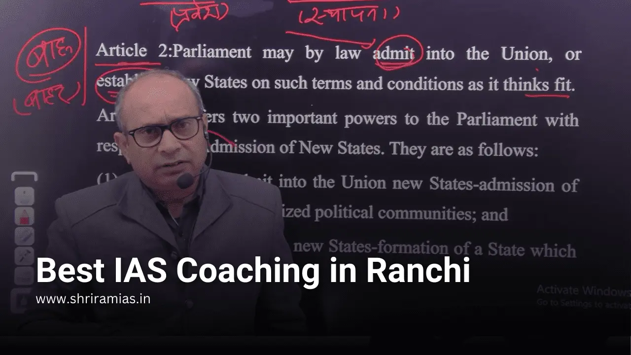 Best IAS Coaching in Ranchi with Low Fees and Contact Details - SHRI ...