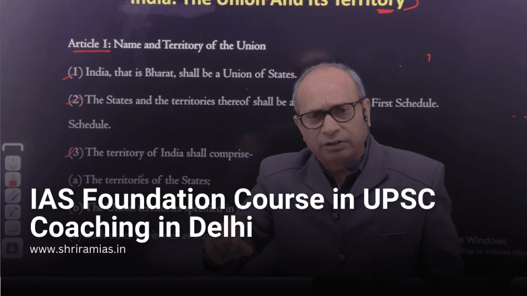 ias foundation course for english medium